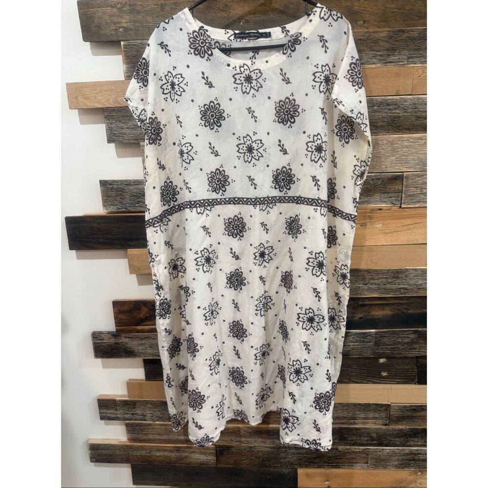 Gudrun Sjoden dress some discoloration and snags sz XL